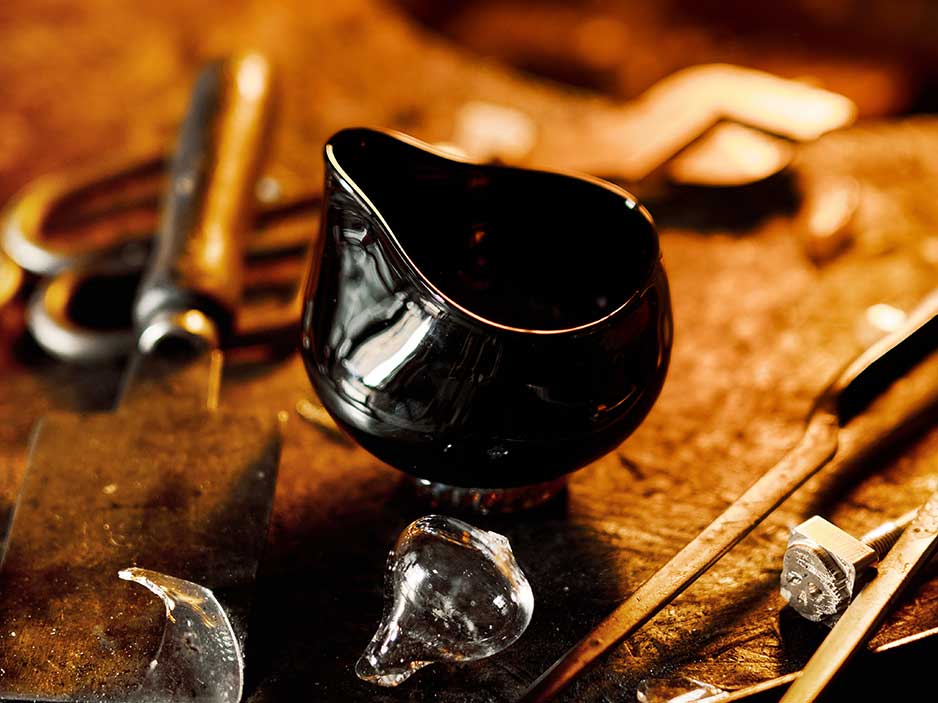 The Gasmask whisky glass.