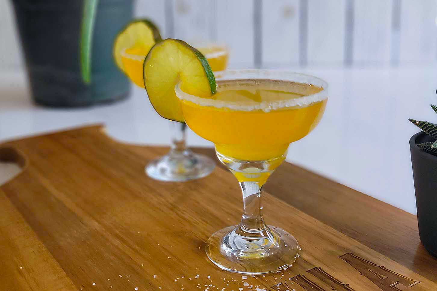 The classic margarita made with tequila, orange liqueur, and lime juice.