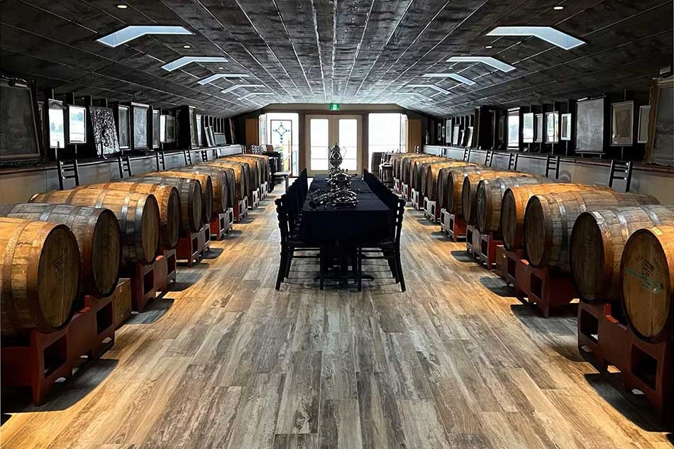 The Barrel Room at Spirit in Niagara Small Batch Distillers.