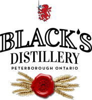 Black's Distillery logo.