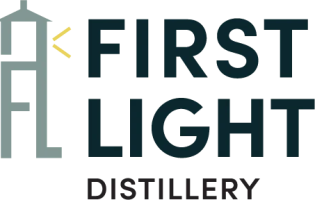 First Light Distillery logo.