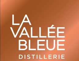 La Vallée Bleue Distillerie logo.