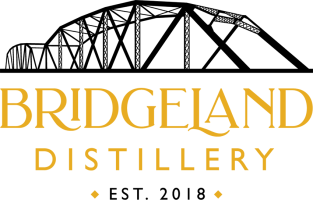 Bridgeland Distillery logo.