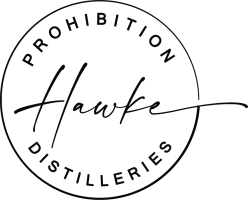 Hawke Prohibition Distilleries logo.