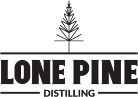 Lone Pine Distilling logo.