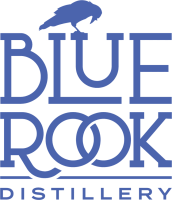 Blue Rook Distillery logo.