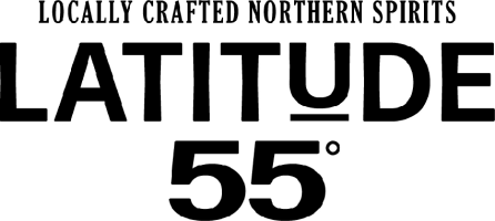 Lattitude 55 Distillery logo.