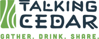 Talking Cedar distillery logo