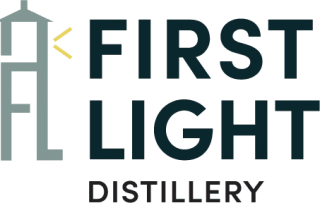 First Light Distillery logo.