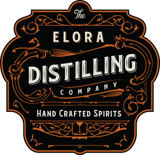 Elora Distilling Company logo.