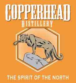 Copperhead Distillery logo.