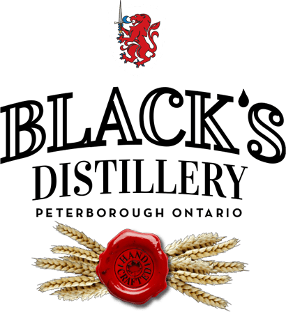 Black's Distillery logo.