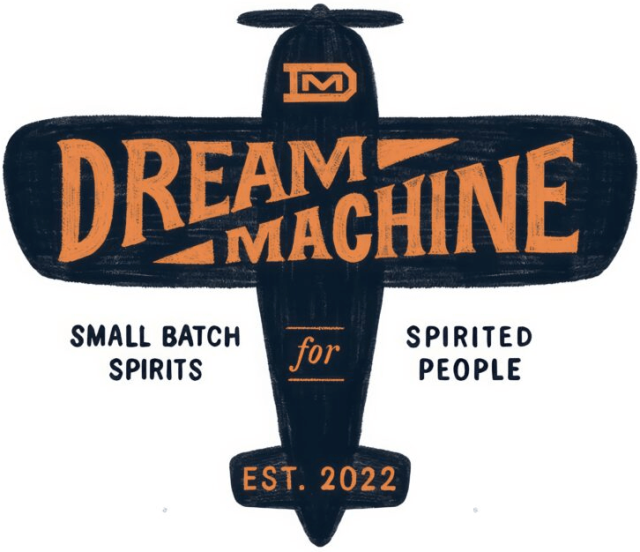 Dream Machine Distillery logo.