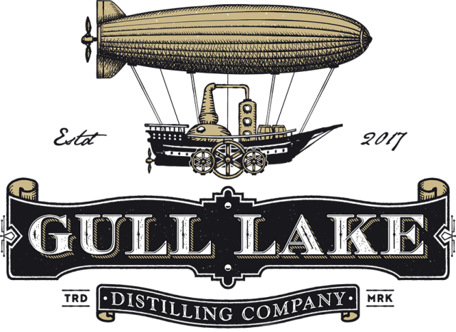 Gull Lake Distilling logo.