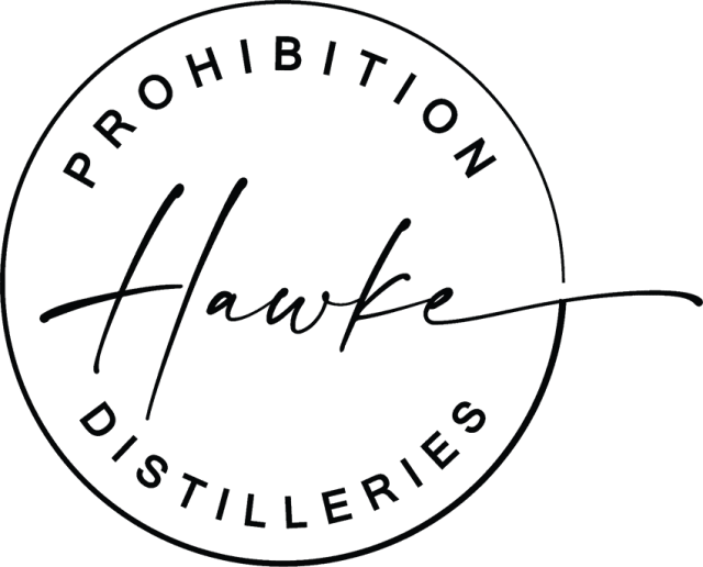 Hawke Prohibition Distilleries logo.