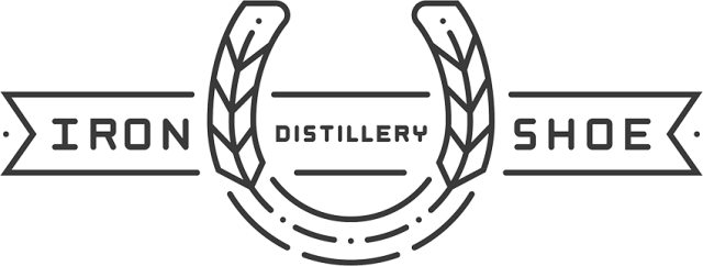 Iron Shoe Distillery logo.