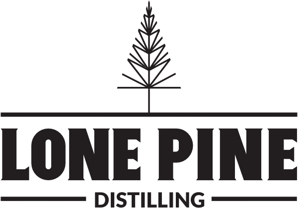 Lone Pine Distilling logo.