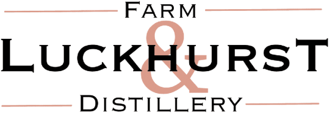 Luckhurst Farm and Distillery logo.