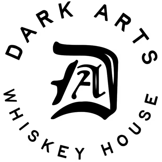 Dark Arts Whiskey House logo.