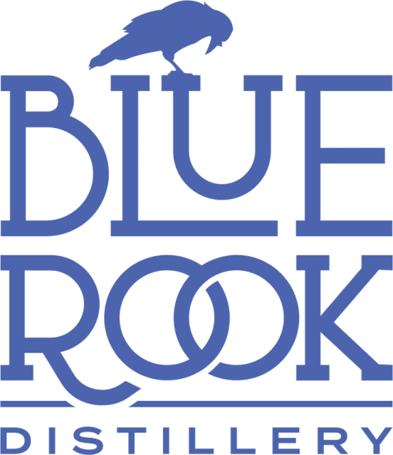 Blue Rook Distillery logo.