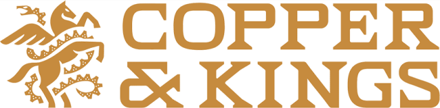 Copper and Kings Distillery logo.
