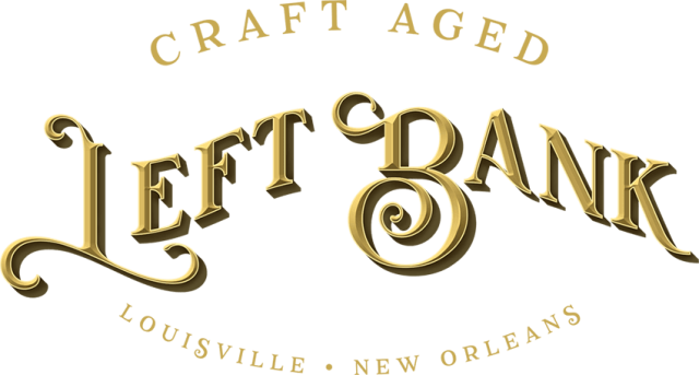 Left Bank Distillery logo.