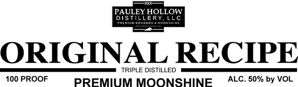 Pauley Hollow Distillery logo.