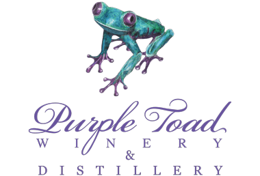 Purple Toad Winery and Distillery logo.