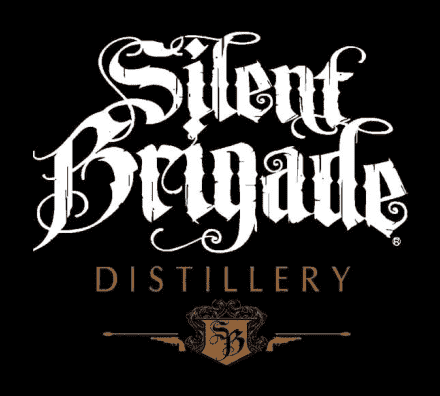 Silent Brigade Distillery logo.