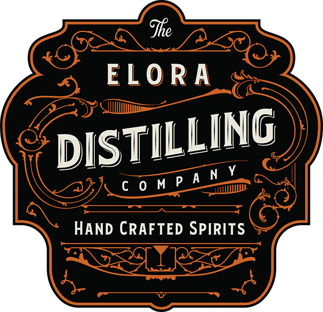 Elora Distilling Company logo.