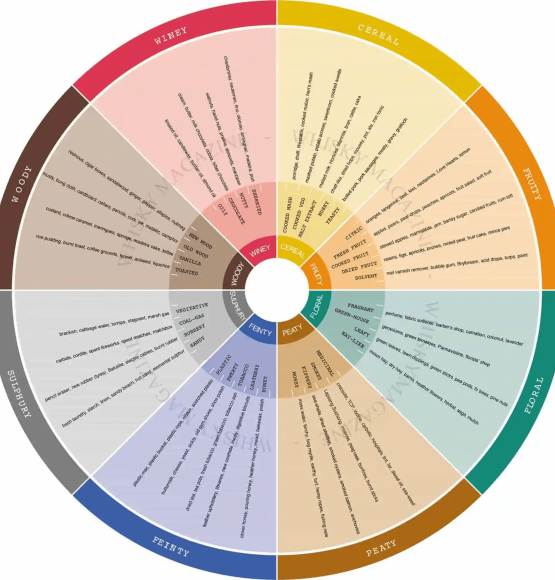 Whisky Magazine Flavour Wheel