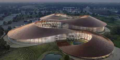 Render of new Blue Run Spirits distillery.