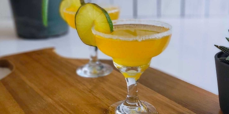 The classic margarita made with tequila, orange liqueur, and lime juice.