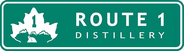 Route 1 Distillery logo.