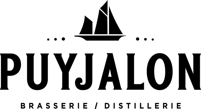 Puyjalon Brasserie and Distillerie logo.