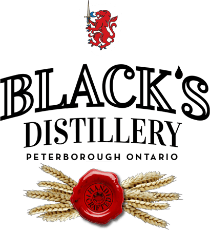 Black's Distillery logo.