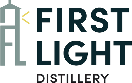 First Light Distillery logo.