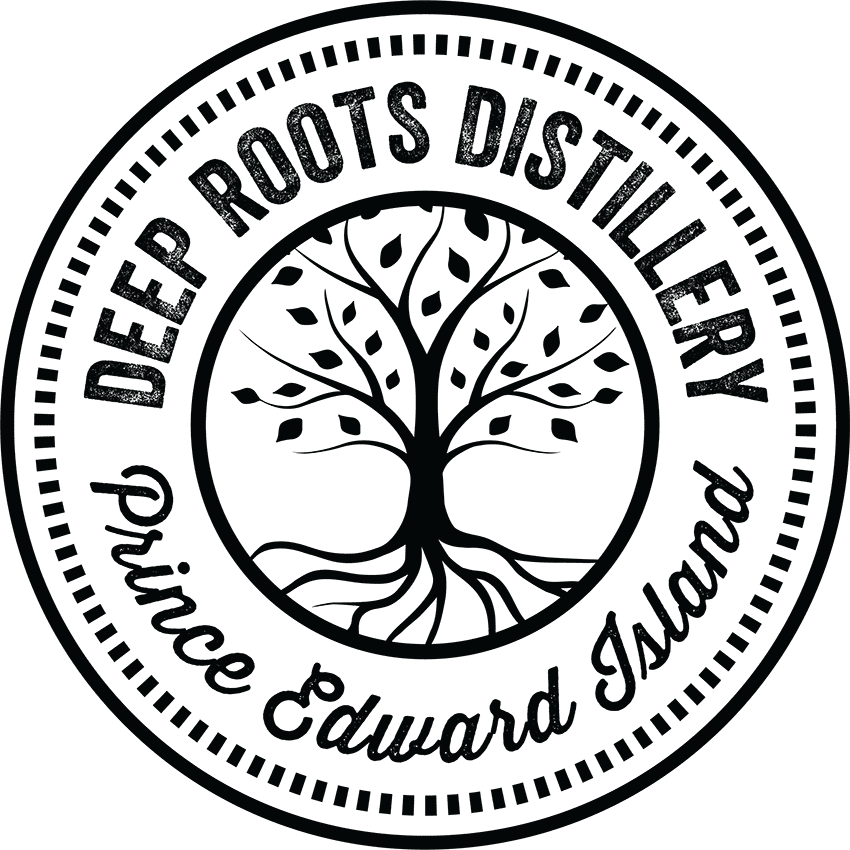 Deep Roots Distillery logo.