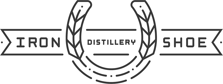 Iron Shoe Distillery logo.