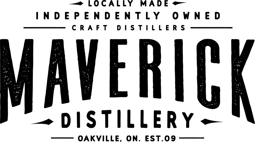 Maverick Distillery logo.