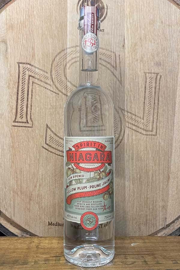 Yellow Plum Eau de Vie from Spirit in Niagara Small Batch Distillers.
